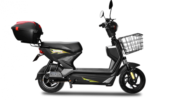 YUKİ LUCKY-S EHLİYET GEREKTİRMEYEN 249 PEDAL DESTEKLİ ELEKTRİKLİ BİSİKLET SİYAH