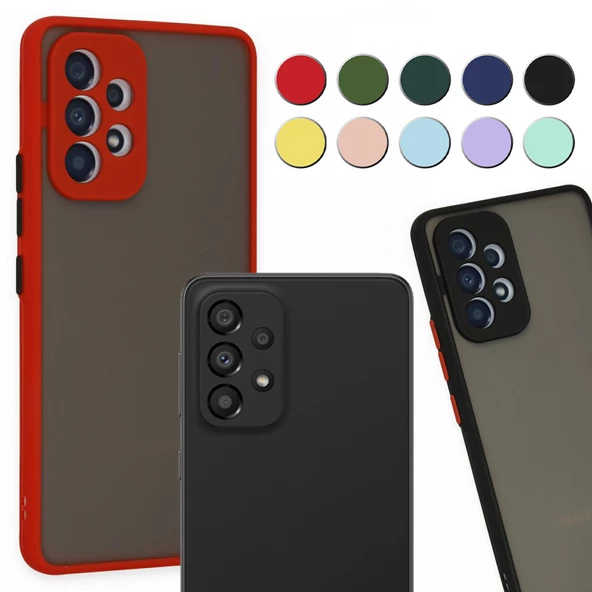 FitCase Samsung Galaxy A23 Montrea Silikon Arka Kapak