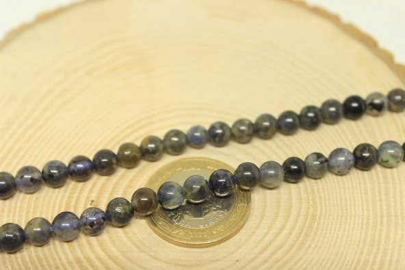 Su Safiri (İyolit) Taşı 6mm/3 adet ürün görseli