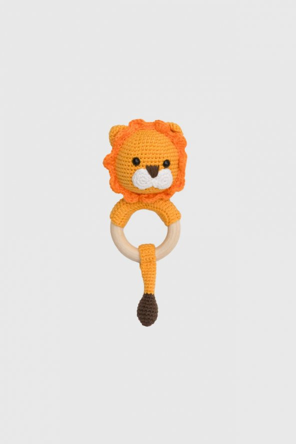 Amigurumi Aslan Çıngırak Sarı - 2