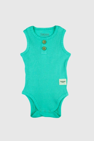 Kolsuz Fitilli Body Mint Yeşili - 2
