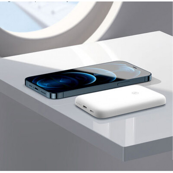 WIWU Sc5000a Magsafe Mıknatıslı Wireless Powerbank - 4