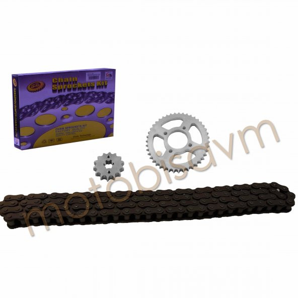 14T/45T 428H x 118L ZİNCİR DİŞLİ SET YBR - SFR ürün görseli 1