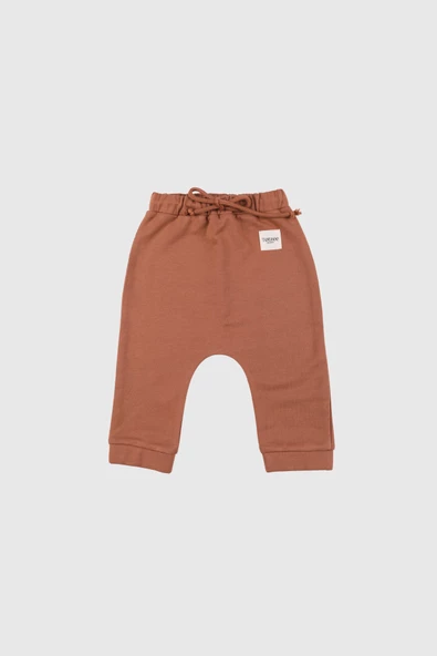 Bağcıklı Basic Pantolon Camel Kahverengi