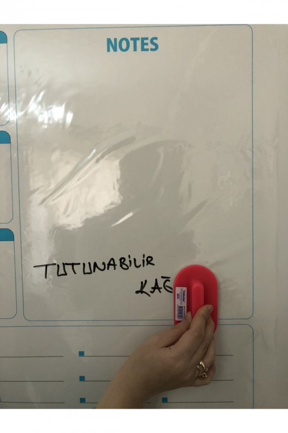 Weekly Planner Haftalık Planlayıcı Takvim Yazı Tahtası Akıllı Kağıt Tahta + Kalem 72x60 cm - 5