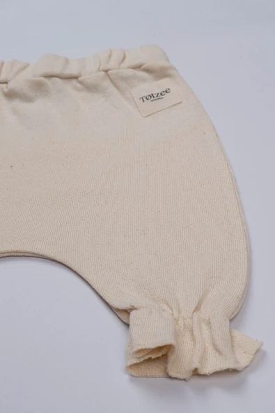 Fırfırlı Pantolon Bej - 3