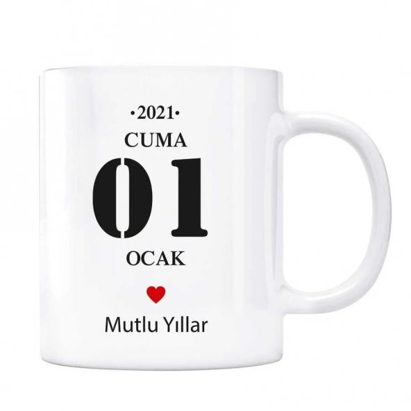 Yeni Yıl Kupa Bardak - Maarif Takvimli