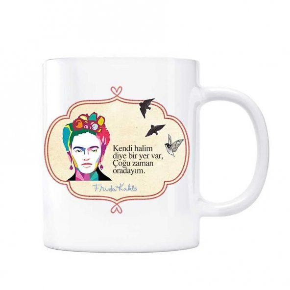Frida Kahlo Kupa Bardak - Kendi Halim