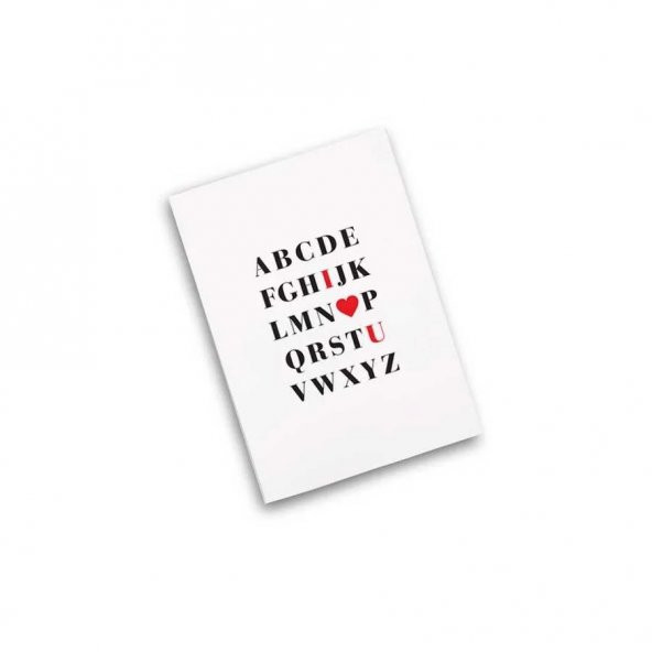 3 lü Beyaz Kalpli Defter - 2