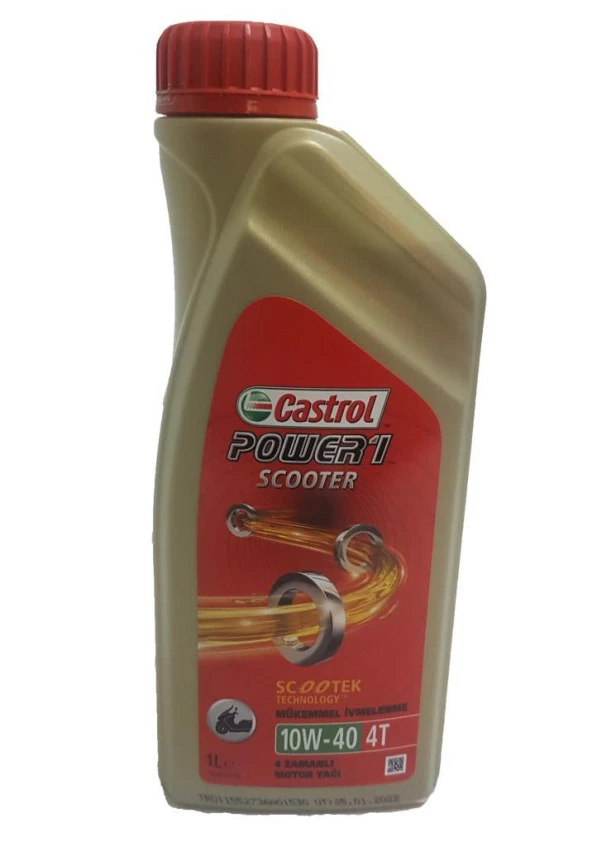 CASTROL POWER 1 SCOOTER MOTOR YAĞI 1 LT