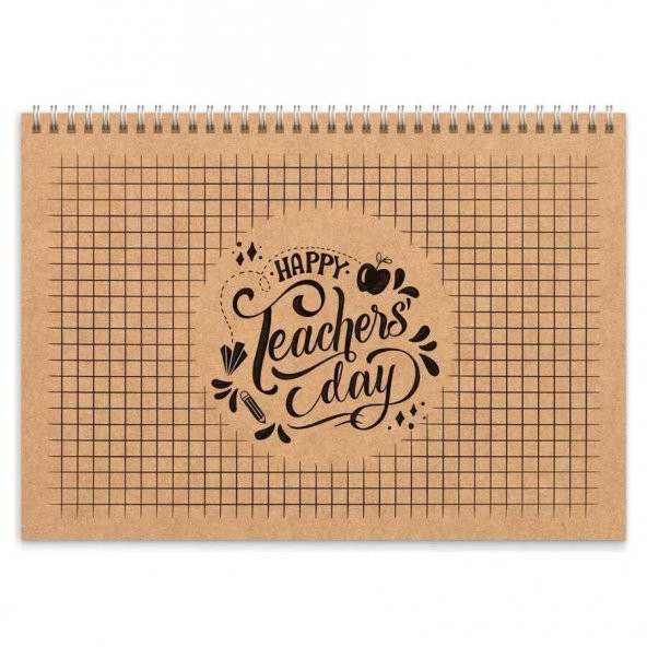 Öğretmenler Gününe Özel Haftalık Planlayıcı (Sümen) - Happy Teachers Day - 2