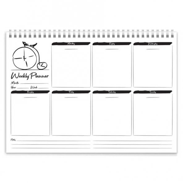 Öğretmenler Gününe Özel Haftalık Planlayıcı (Sümen) - Happy Teachers Day - 3