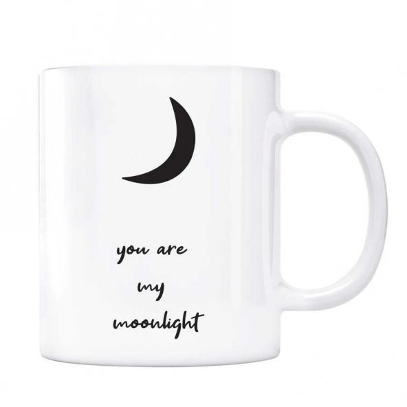 My Sunshine My Moonlight İkili Kupa - Gün Işığım Ay Işığım İkili Kupa Bardak - 2