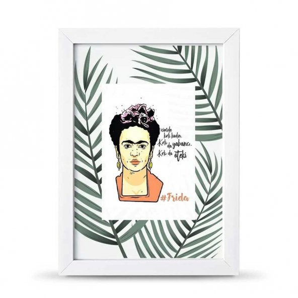 Frida Kahlo 3 lü Çerçeve - Aşk Mıydı - 4
