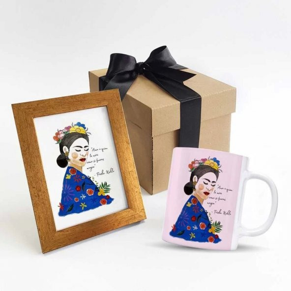 Frida Kupa ve Çerçeve Hediye Kutusu