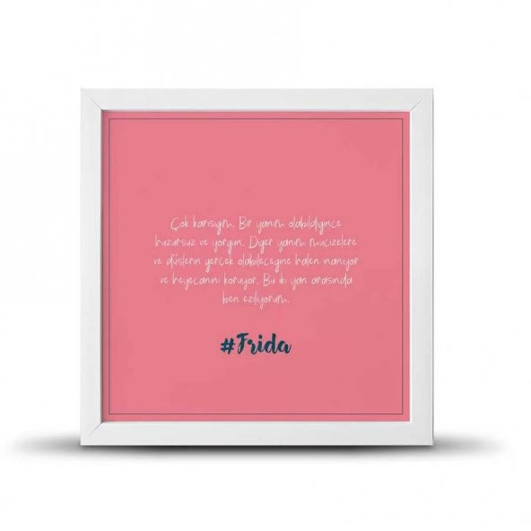 Frida Kahlo 3 lü Çerçeve - Çok Karışığım - 3