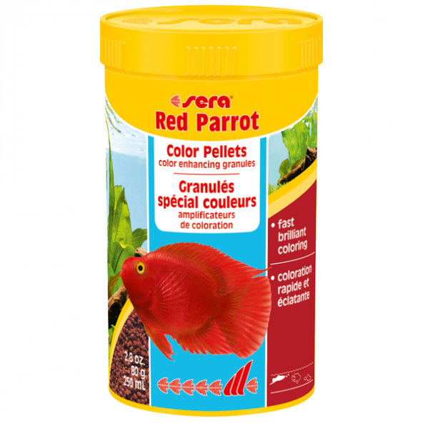Sera Red Parrot Cichlid Balık Renk Yemi 250 ml