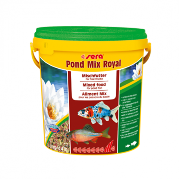 Sera Pond Mix Royal 10 Litre Japon Balığı Karışık Yem 2000 gr