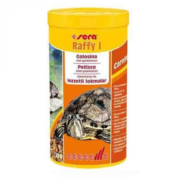 Sera Raffy I Gammarus Kaplumbağa Yemi 1000 ml / 130 gr - 2