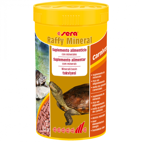 Sera Reptil Raffy Mineral Kaplumbağa Yemi 250 ml / 55 gr - 2
