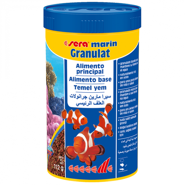 Sera Marin Granulat Deniz Akvaryumu Granül Yem 250 ml / 116 gr