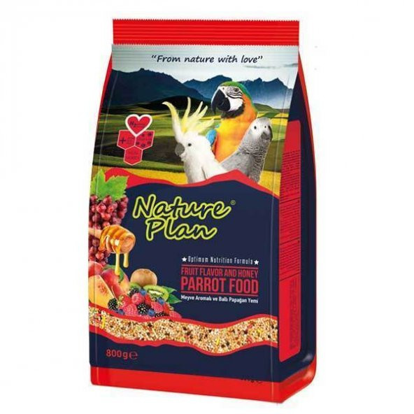 Nature Plan Papağan Yemi 800 gr