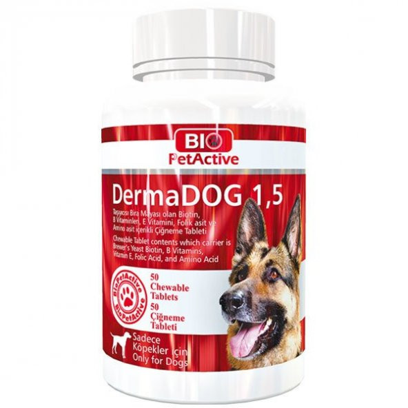 Bio Pet Active Dermadog 50 Tablet 1,5 gr