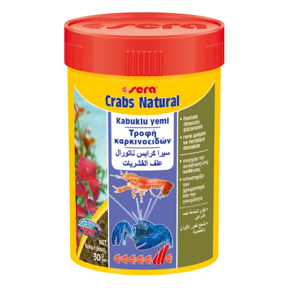 Sera Crabs Natural Kabuklu Yemi 100 ml