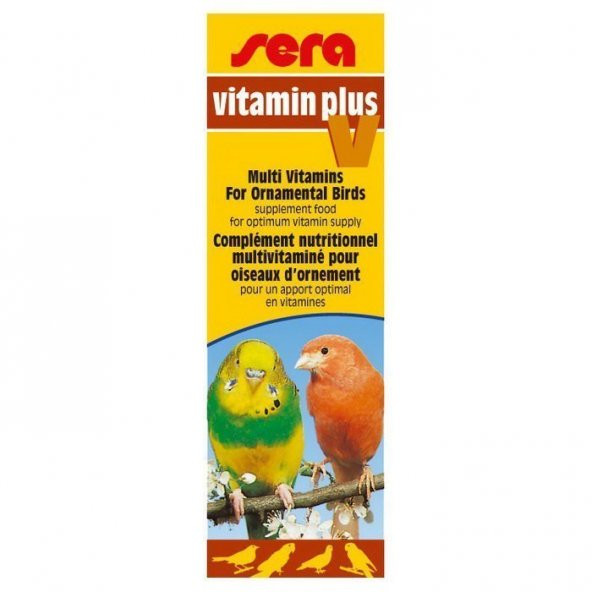 Sera Vitamin Plus V Kuş Vitamini 15 ml