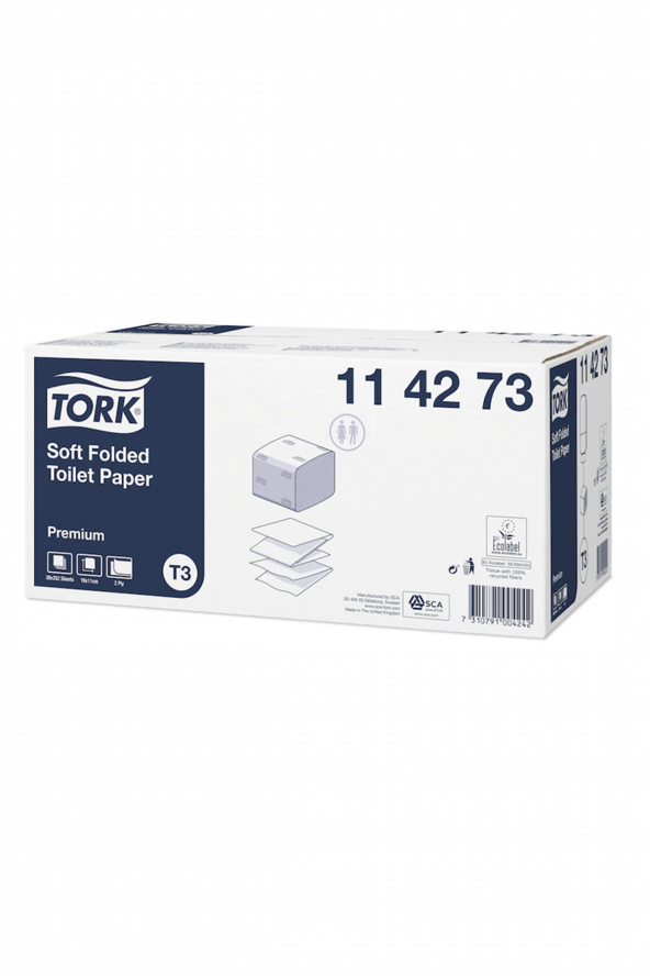 Tork Premium Yumuşak Katlamalı Tuvalet Kağıdı 30 Paket (114273) - 3