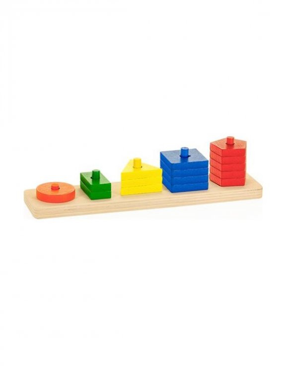 Playwood Ahşap Geometrik Şekiller ONY305 - Resim 3