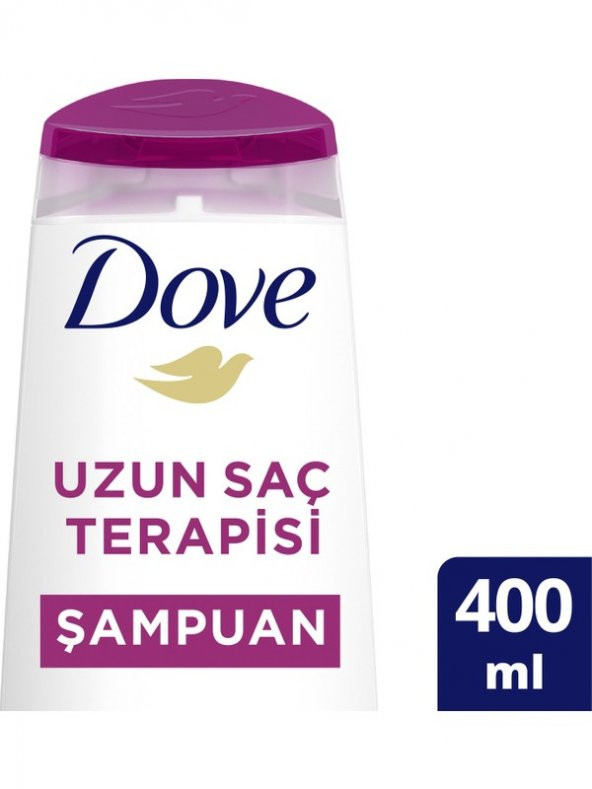 Dove Saç Bakım Şampuanı Uzun Saç Terapisi Uzun Yıpranmış Saçlar Için 400 ml - Resim 2