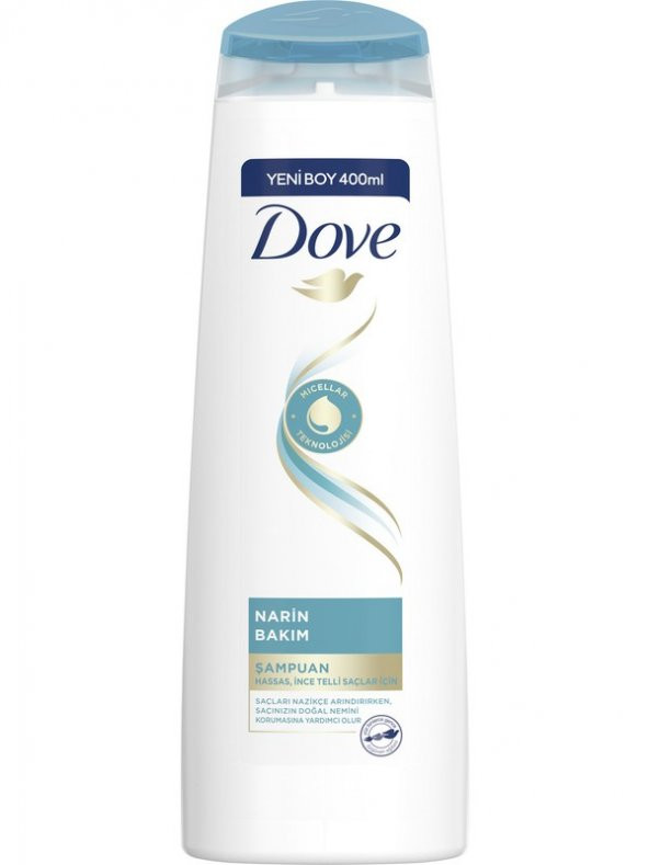 Dove Saç Bakım Şampuanı Narin Bakım Hassas Ince Telli Saçlar Için 400 Ml - 2