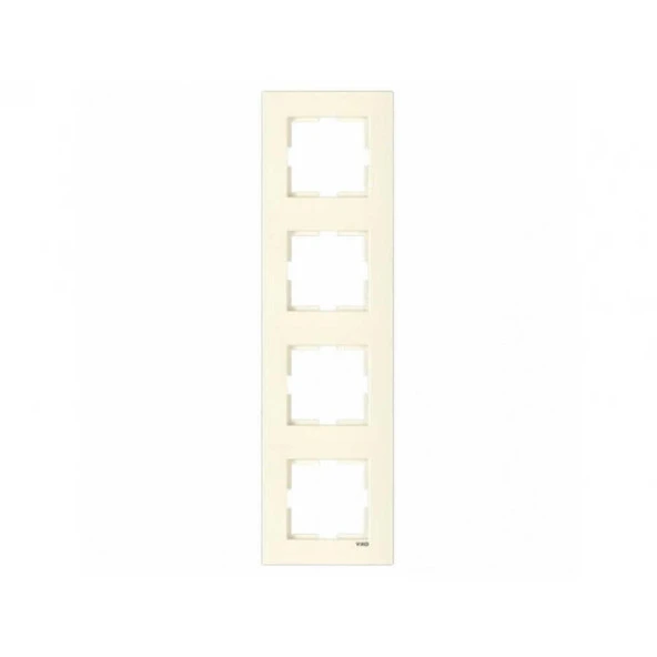 KARRE KREM 4LÜ DİKEY ÇERÇEVE (5ADET) VİKO