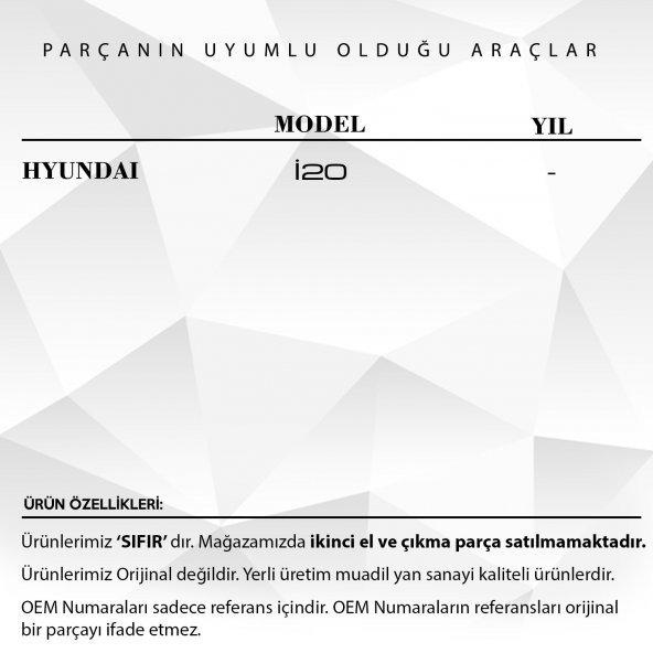 Hyundai i20 Ön Sol Kapı 2 Adet Cam Düğmesi Kapağı - 2