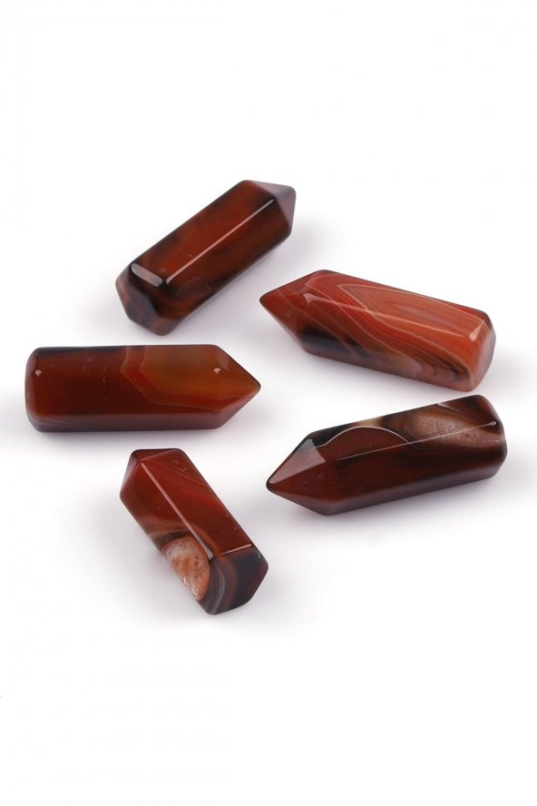 Akik Doğal Taş Obelisk Parça ürün görseli 1