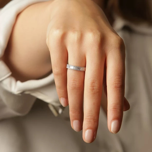 Pırlanta Baget Tamtur Yüzük ürün görseli 1