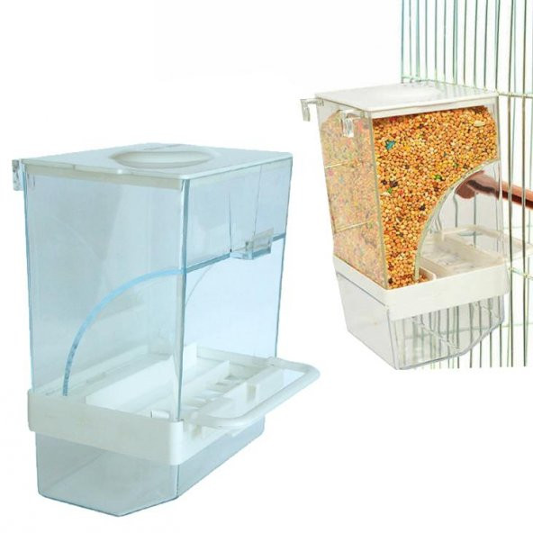 Akıllı Yemlik 6 lı Paket Muhabbet Kuşu Yemlik Kuş Yemliği Karışık Renk (Renk Stok Durumuna Göre ) - 3