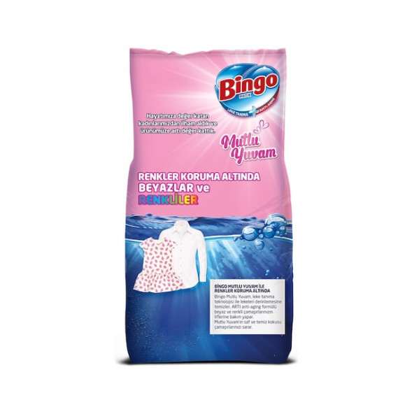 Bingo 10 kg Renkliler ve Beyazlar için Toz Deterjan - 2