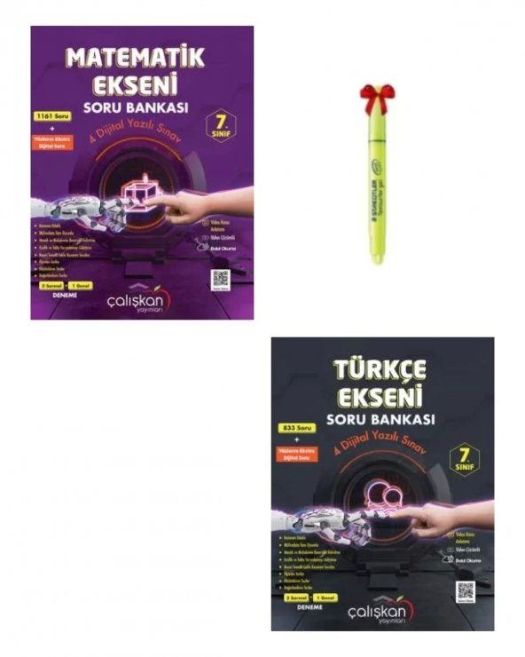 7.Sınıf Hibrit Matematik Türkçe Ekseni Soru Bankası