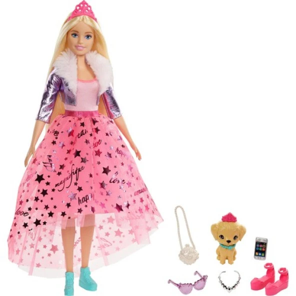 Barbie Prenses Macerası Prenses Bebek Yavru köpeği ile GML76