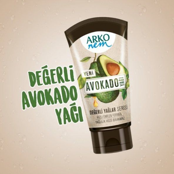 Arko Nem Değerli Yağlar Avokado Yağlı Krem 60 ml x 3 - 2