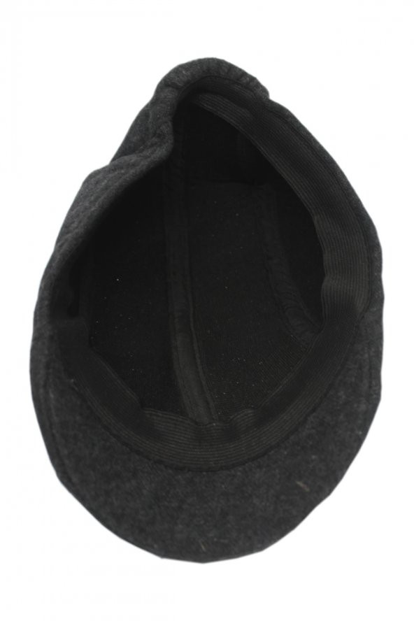 yoncatoptan Sonbahar ve Kışlık Ekose Siyah Kasket Şapka - 3