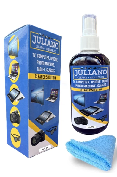 Tv Ekran Temizleme Spreyi + Mikrofiber Temizleyici Bez Hediye (150 Ml) - 2