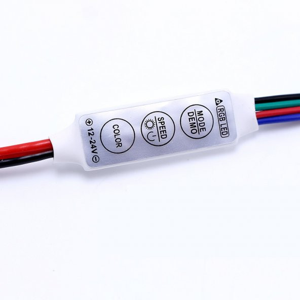 Led Şerit Modülü Rgb Şerit led kontrol Kablolu Flaşör Çakar Modlu Konnektör - 3