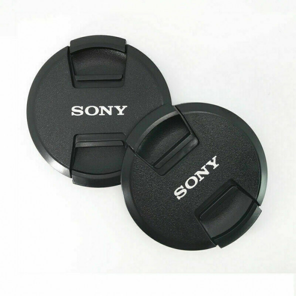 Sony Lensler İçin 72mm Snap On Lens Kapağı, Objektif Kapağı Bağcıklı - 3