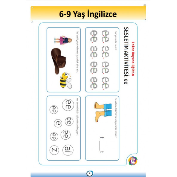 6-9 Yaş Çocuklara İngilizce Öğreten Kitap - 2