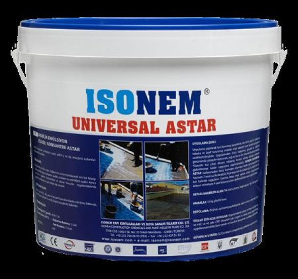 ISONEM Universal Akrilik Emülsiyon Esaslı Konsantre Astar 1 kg