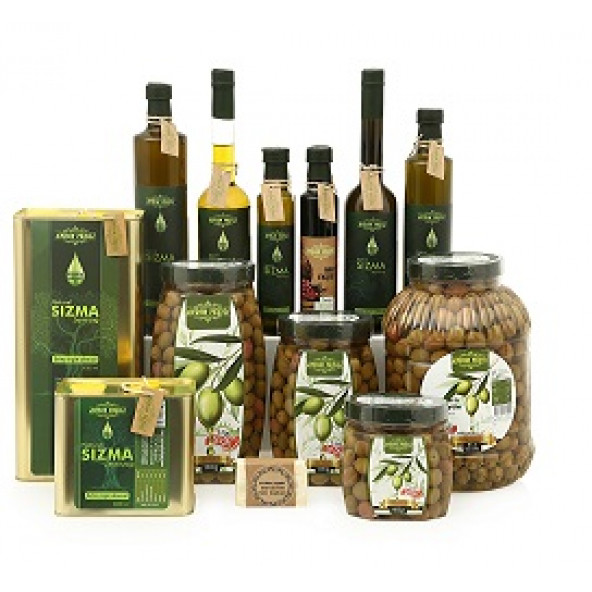 Aydın Yeşili Doğal Salamura Yeşil Çizik Zeytin 3 lt - 2