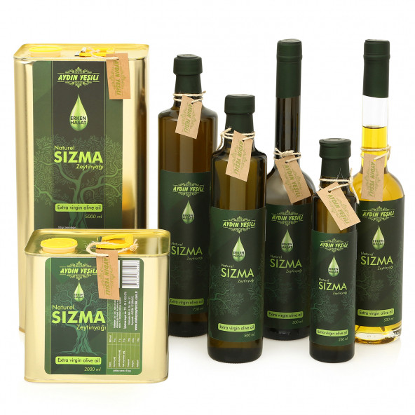Aydın Yeşili Erken Hasat Naturel Sızma Zeytinyağı 5lt ( Teneke ) - 2